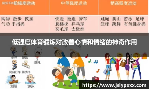 低强度体育锻炼对改善心情和情绪的神奇作用